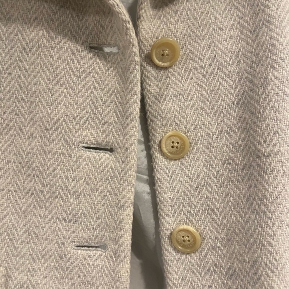 Ralph Lauren cream herringbone cropped jacket - Picture 9 of 12